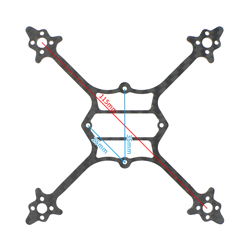 115mm Radstand Bodenplatte 3K  – Fpv Drone Tool Kit Bewertung und Preis